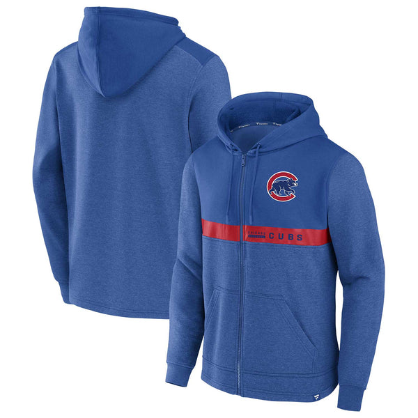 Chicago Cubs Ultimate Champion Fleece Full Zip Hooded Sweatshirt