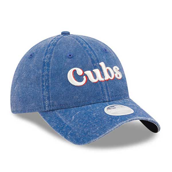 Chicago Cubs Ladies Wordmark Announce 9TWENTY Adjustable Cap