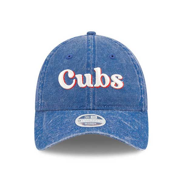 Chicago Cubs Ladies Wordmark Announce 9TWENTY Adjustable Cap