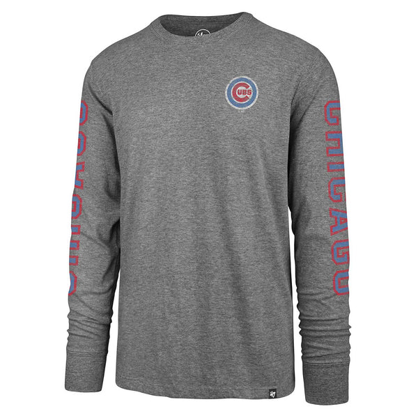 Chicago Cubs Triple Threat Franklin Long Sleeve T-Shirt