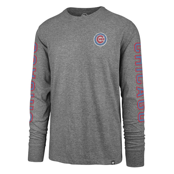 Chicago Cubs Triple Threat Franklin Long Sleeve T-Shirt