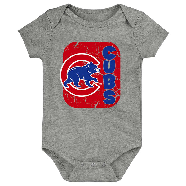 Chicago Cubs Infant Change Up 3-Pack Creeper Set