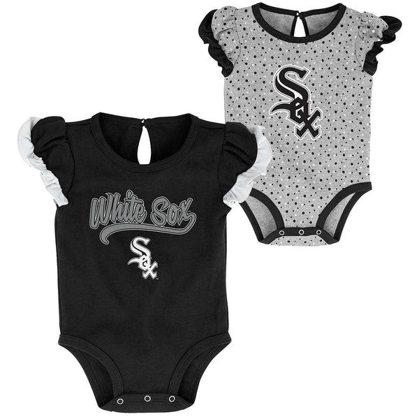 Chicago White Sox Infant Screm & Shout 2-Pack Creeper Set