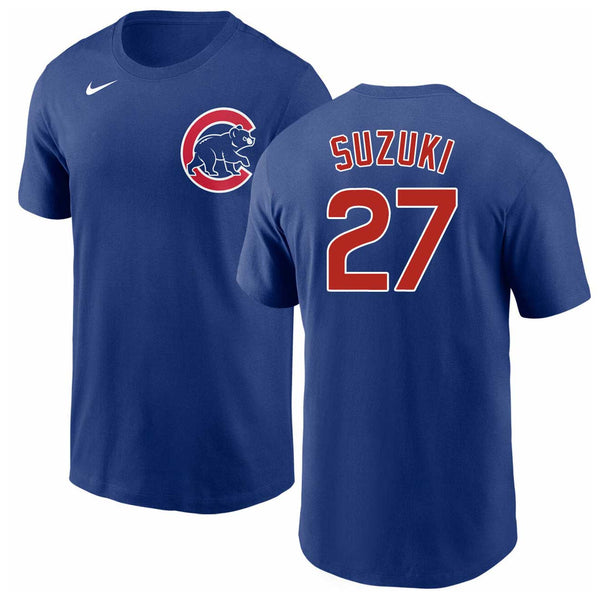 Chicago Cubs Seiya Suzuki Nike Name & Number T-Shirt