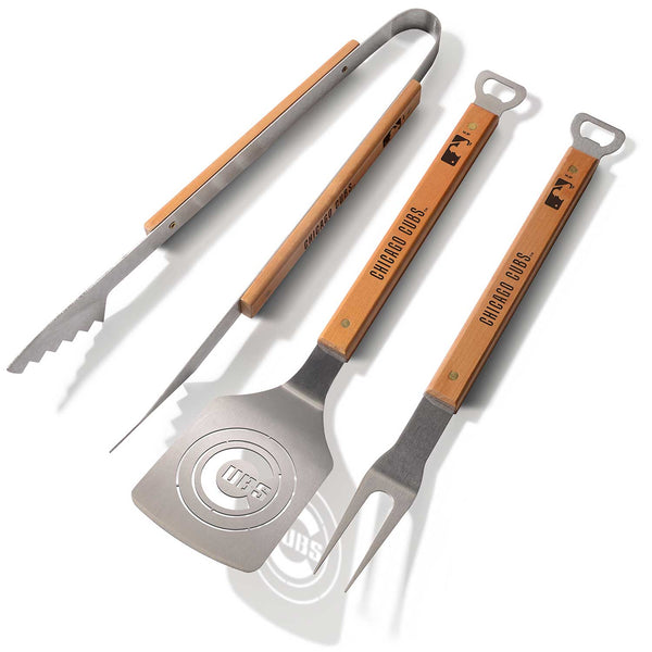 Chicago Cubs Classic 3-Piece BBQ Set