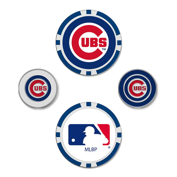 Chicago Cubs 4-Piece Ball Marker Set