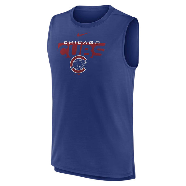 Chicago Cubs Nike Knockout Stack Exceed DriFIT Tank Top