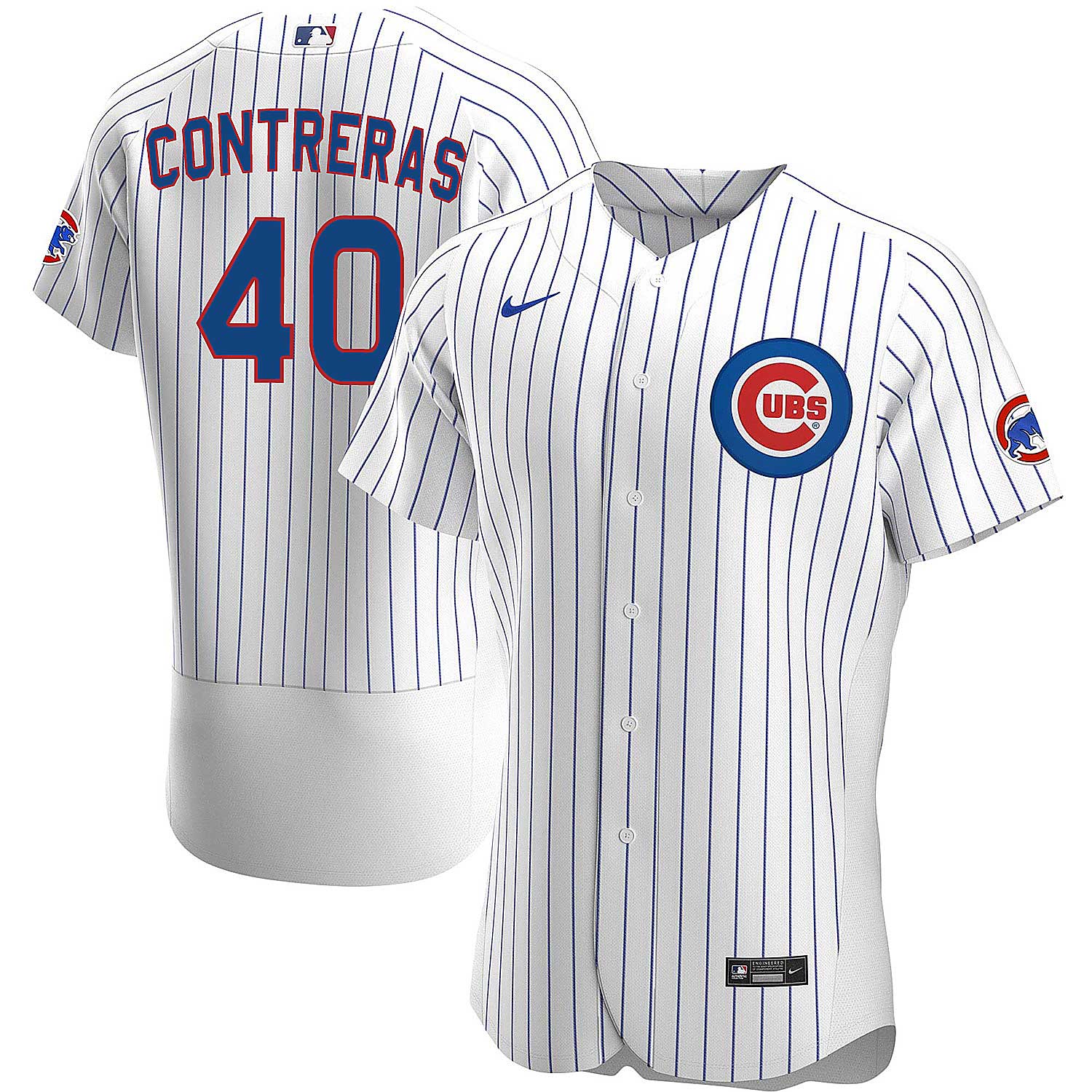 Chicago Cubs Willson Contreras Nike Home Authentic Jersey 44 = Medium / Large