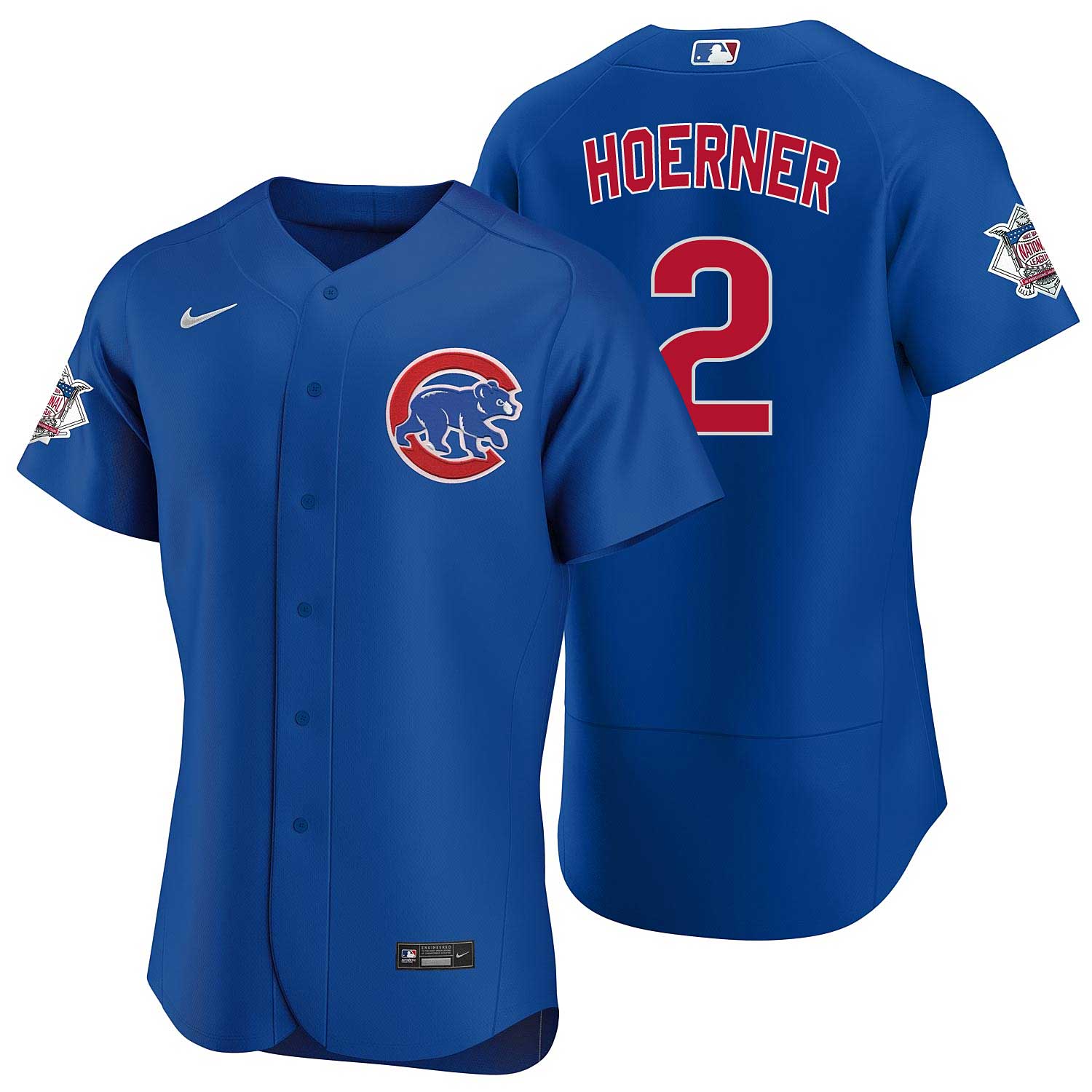 Chicago Cubs Nico Hoerner Nike Alternate Authentic Jersey 48 = X-Large