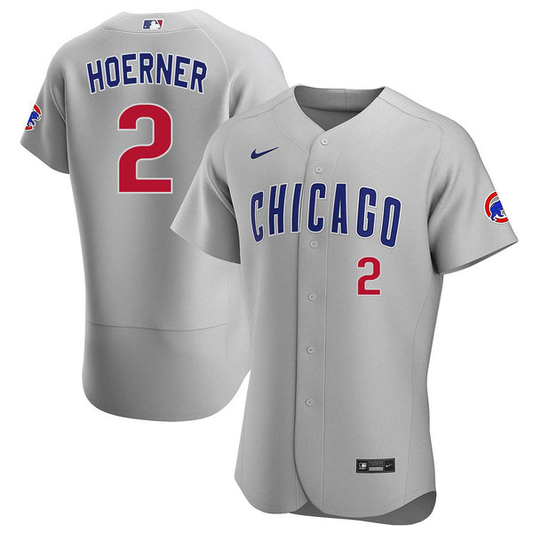 Chicago Cubs Nico Hoerner Nike Road Authentic Jersey