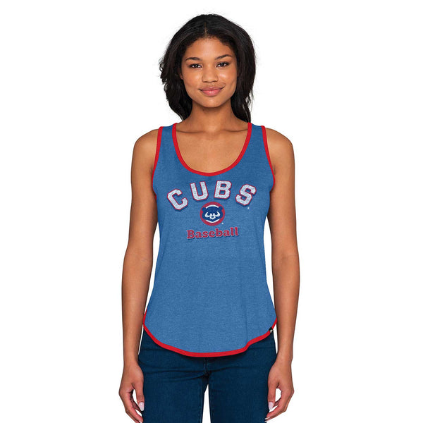 Chicago Cubs Ladies 1984 Contrast Trim Tank Top
