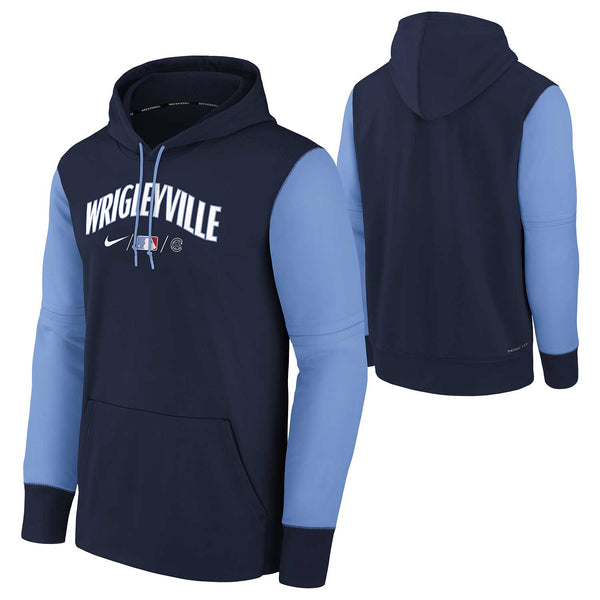 Chicago Cubs Youth Nike City Connect AC Thermal Hooded Sweatshirt