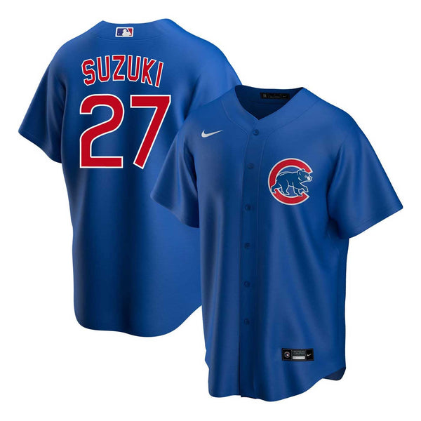 Chicago Cubs Seiya Suzuki Nike Alternate Replica Jersey