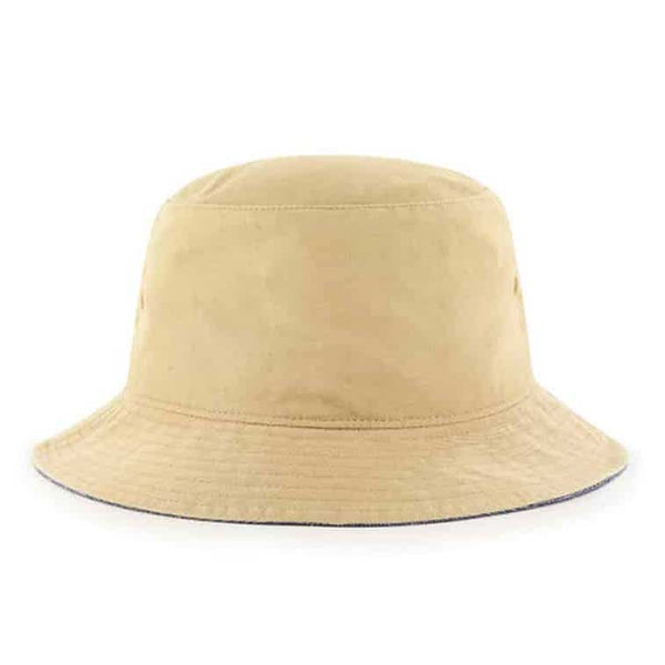 Chicago Cubs Khaki Chambray Bucket Hat