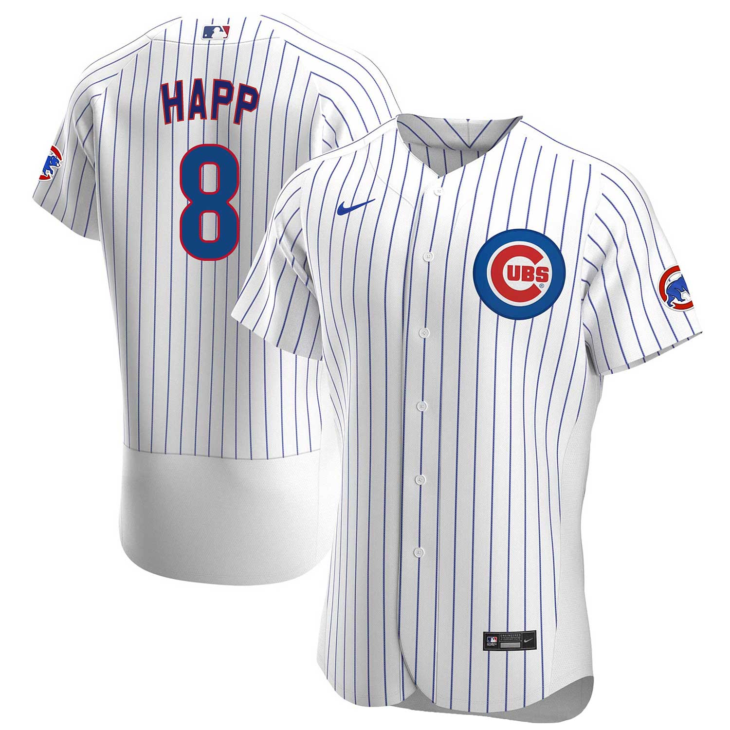 Chicago Cubs Ian Happ Nike Home Authentic Jersey 56 = 3X/4X-Large