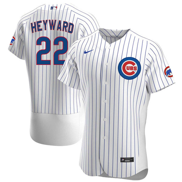 Chicago Cubs Jason Heyward Nike Home Authentic Jersey 44 = Medium / Large