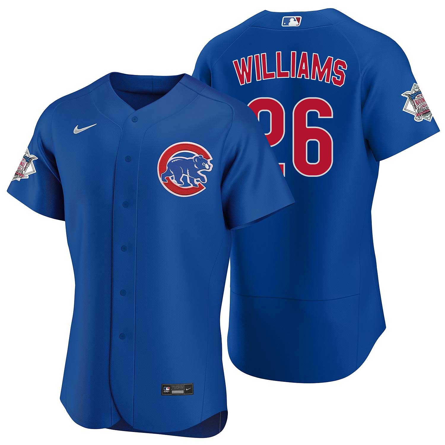 Chicago Cubs Billy Williams Nike Alternate Authentic Jersey 40 = Small