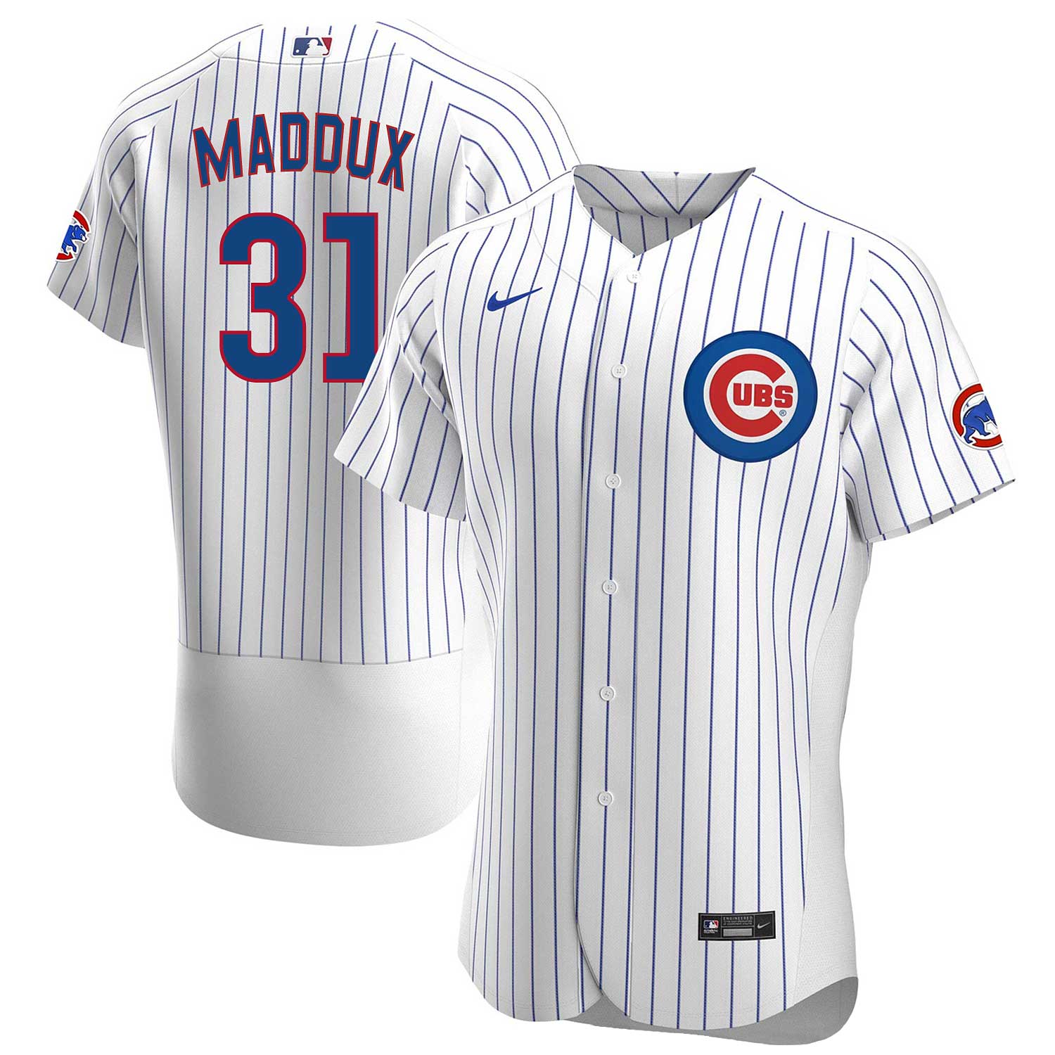 Chicago Cubs Greg Maddux Nike Home Authentic Jersey 44 = Medium / Large