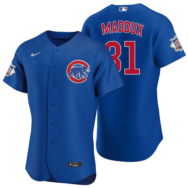 Chicago Cubs Greg Maddux Nike Home Authentic Jersey 44 = Medium / Large