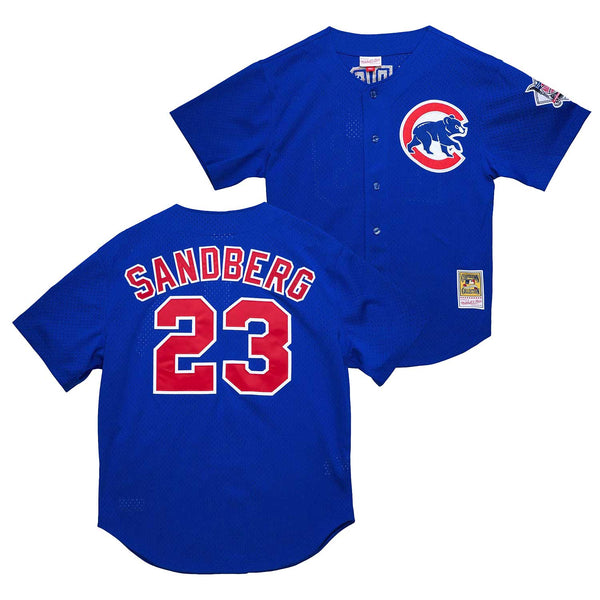 Chicago Cubs 1997 Ryne Sandberg Button-Up Batting Practice Jersey XX-Large