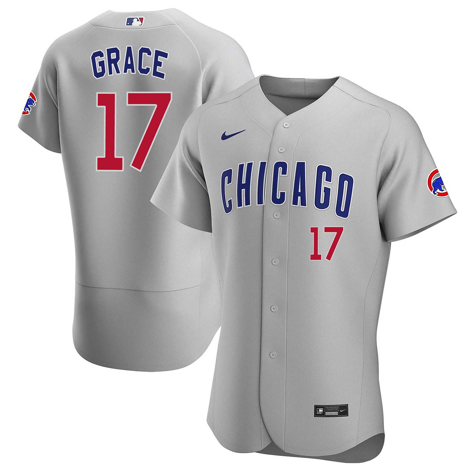 Chicago Cubs Mark Grace Nike Road Authentic Jersey 52 = XX-Large