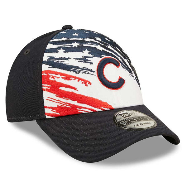 Chicago Cubs 2022 4th Of July 9FORTY Adjustable Cap