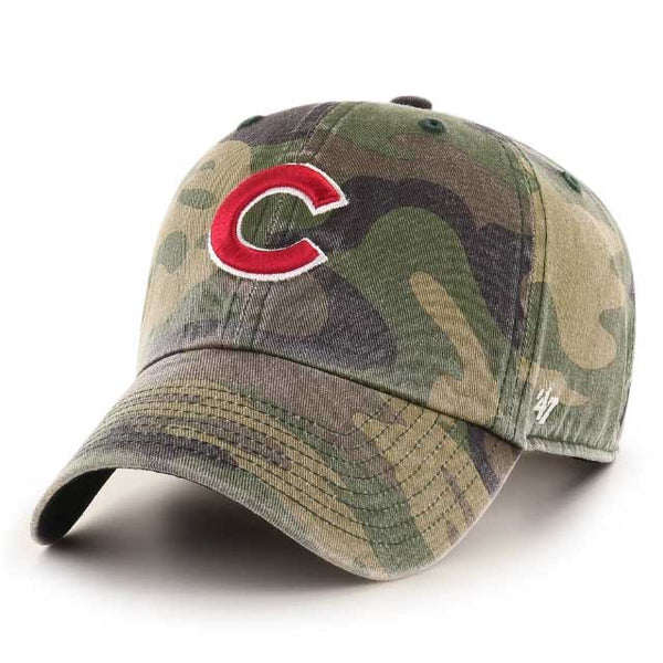 Chicago Cubs Camo Clean Up Adjustable Cap