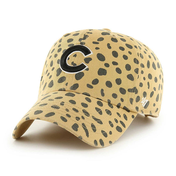 Chicago Cubs Women's Cheetah Bagheera Clean Up Adjustable Cap