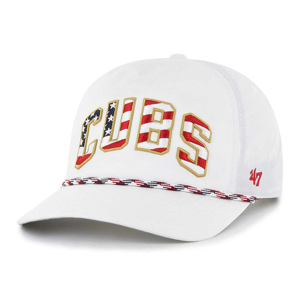 Atlanta Braves MLB '47 Brand White Script Hitch Rope Adjustable  Snapback Hat