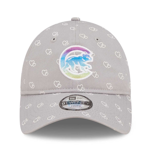 Chicago Cubs Toddler Girls Walking Bear Logo Pop 9TWENTY Adjustable Cap