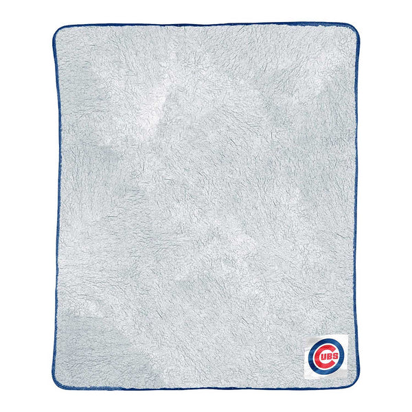 Chicago Cubs 50 X 60 Two-Tone Sherpa Throw Blanket