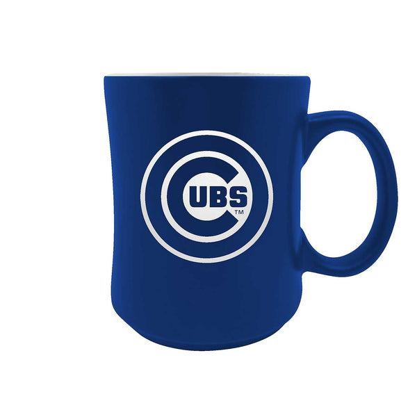 Chicago Cubs Matte Bullseye 19oz Ceramic Bistro Mug