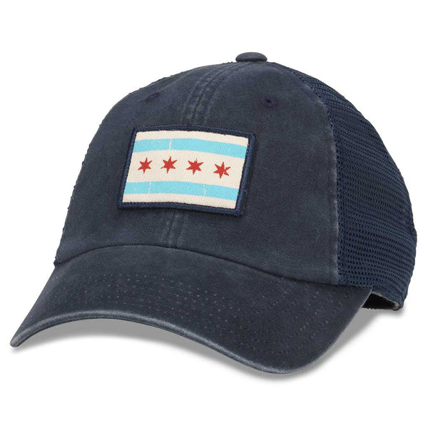 Chicago Flag Badger Adjustable Cap