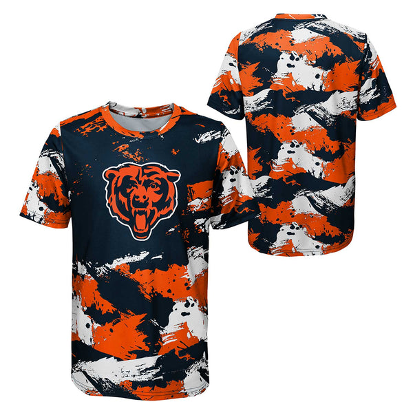 Chicago Bears Preschool Team Camo Dri Tek Performance T-Shirt