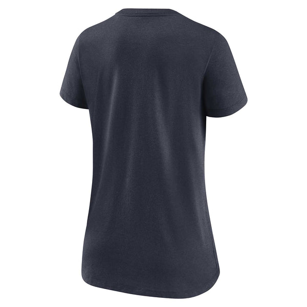 Chicago Bears Women's Nike Triblend Lockup Split V-Neck T-Shirt