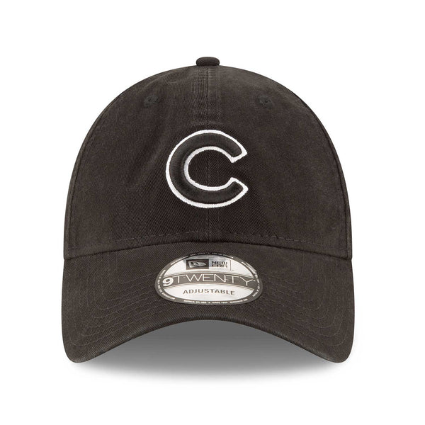 Chicago Cubs Black Core Classic 9TWENTY Adjustable Cap
