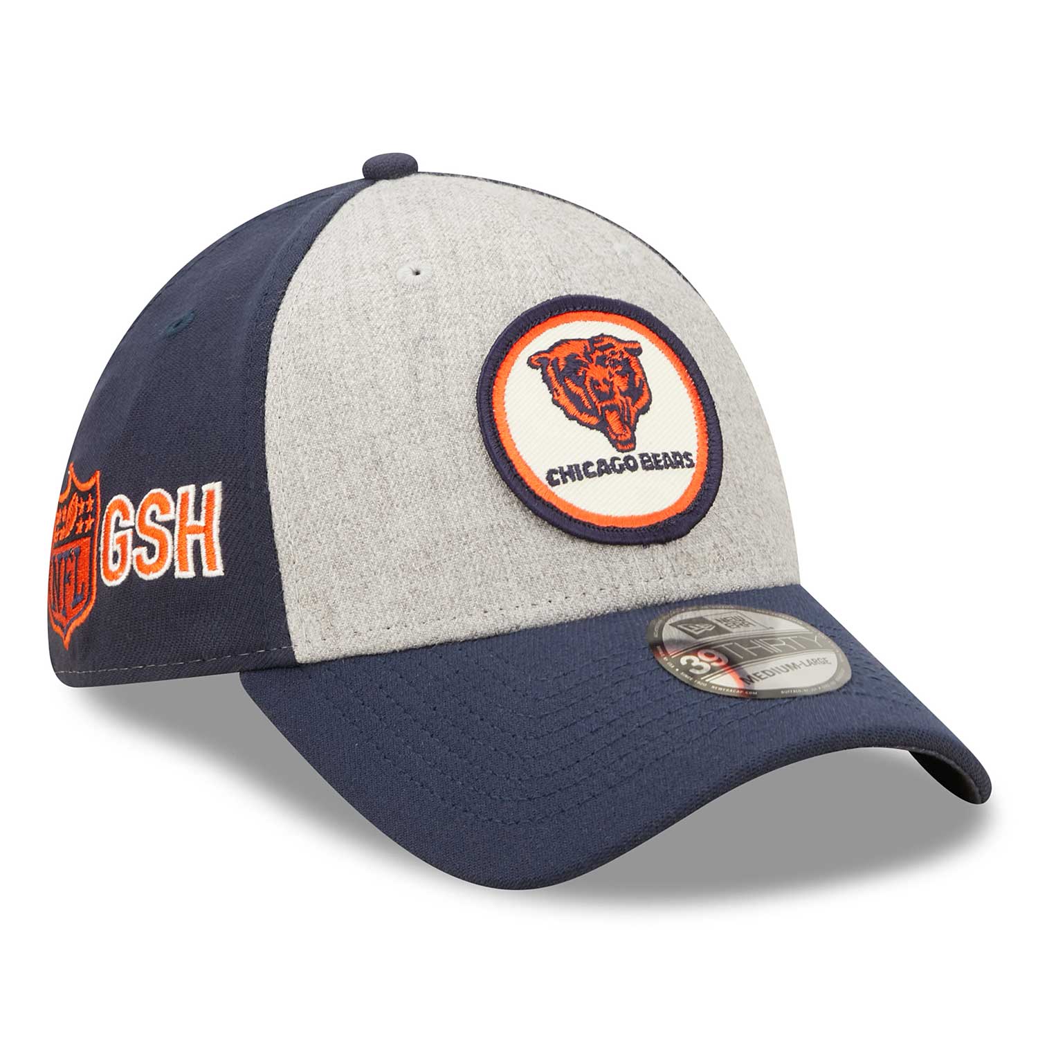 Chicago Bears 2022 Sideline 39THIRTY Flex Fit Cap Small/Medium