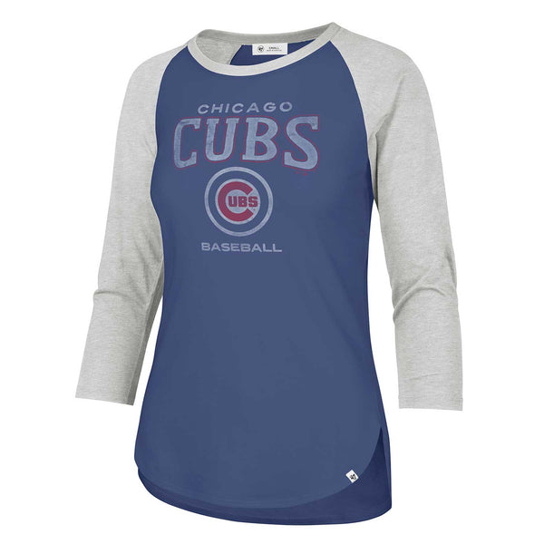Chicago Cubs Heatwave Frankie Raglan 3/4-Sleeve T-Shirt