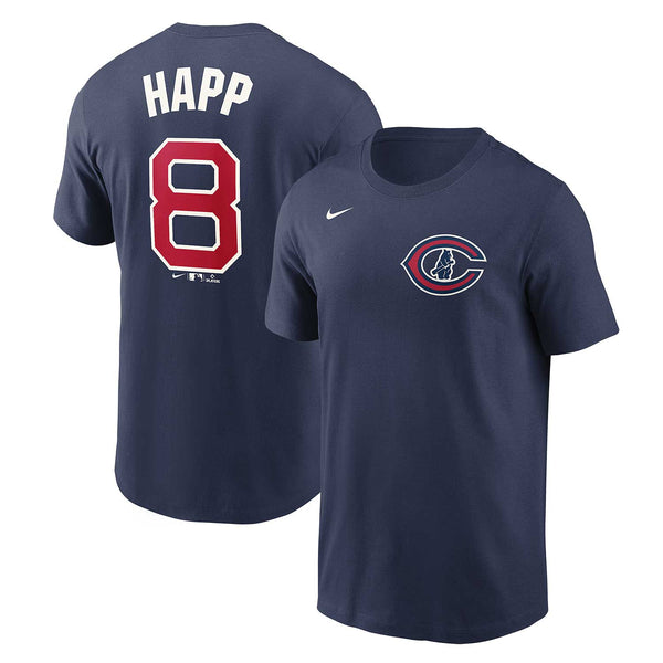 Men's Chicago Cubs Ian Happ Nike Cream 2022 Field of Dreams Replica Player  Jersey