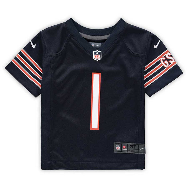 Chicago Bears Justin Fields Toddler Game Replica Jersey