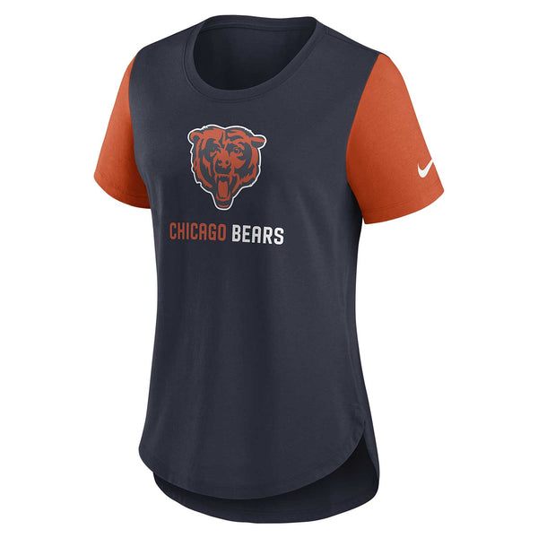 Chicago Bears Women s Nike Triblend Fashion T Shirt Wrigleyville Sports