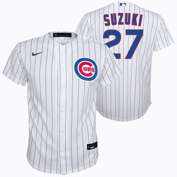 Chicago Cubs Seiya Suzuki Youth Home Replica