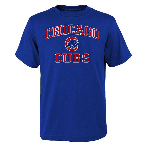 Chicago Cubs Preschool Royal Heart And Soul T-Shirt