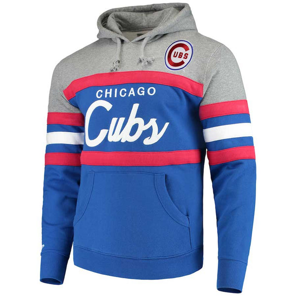 Mitchell & Ness Chicago Cubs Head Coach Hooded Sweatshirt XXX-Large