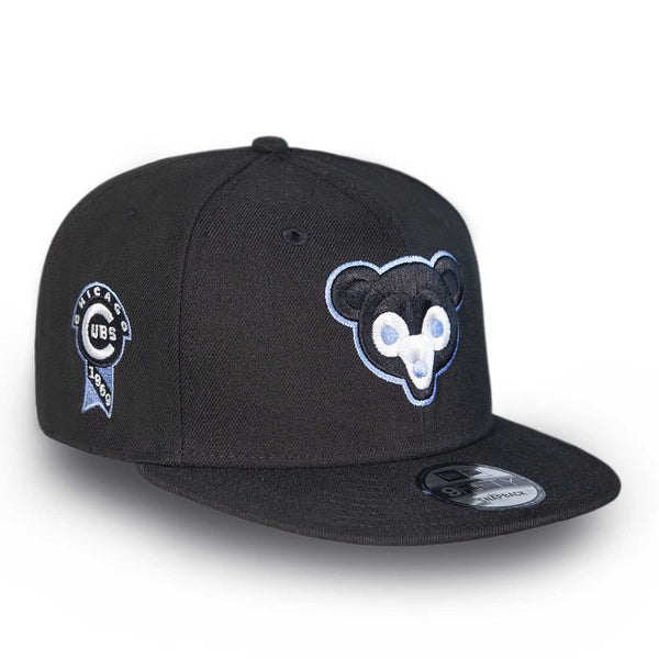 Black cubs snapback Clearance