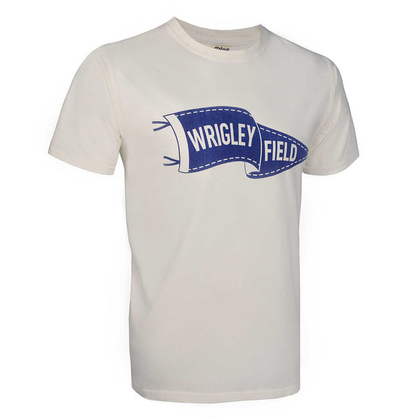 Wrigley Field Cream Pennant T-Shirt