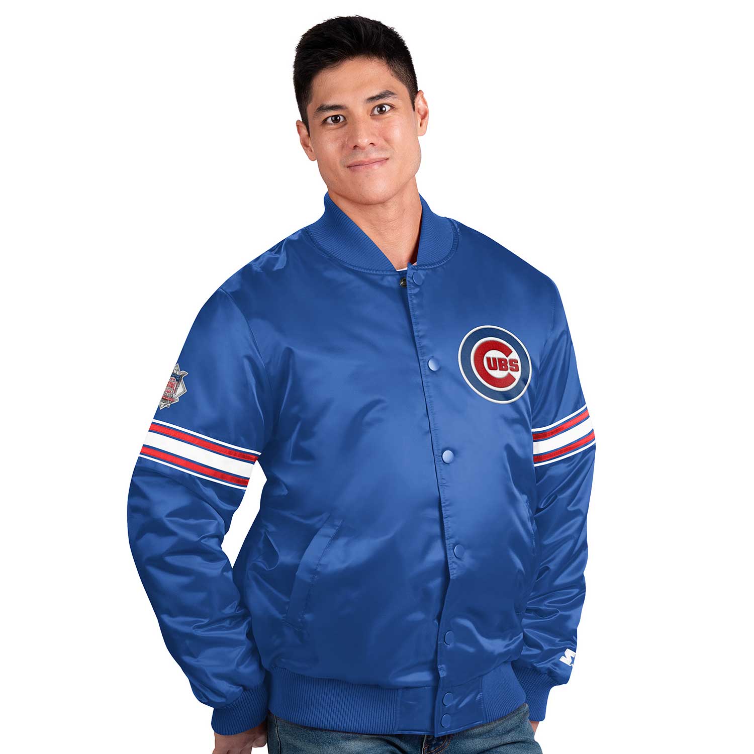 Chicago Cubs Satin Starter Jacket – Wrigleyville Sports Chicago Cubs Satin Starter Jacket – Wrigleyville Sports