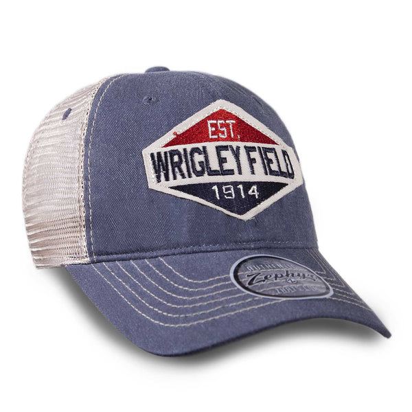 Wrigley Field Scholarship Washed Trucker Cap
