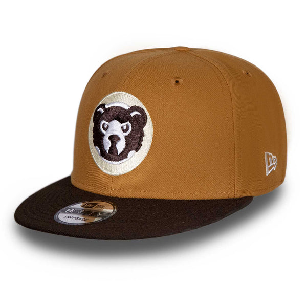Chicago Cubs Tan Angry Bear 9FIFTY Snapback Cap