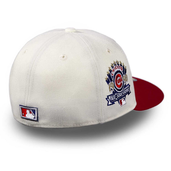 Chicago Cubs 1990 ASG Waving Bear Cream 59FIFTY Fitted Cap